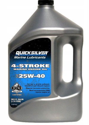 Olej Quicksilver 25w-40 Do Silników Mercury Mercruiser 4l