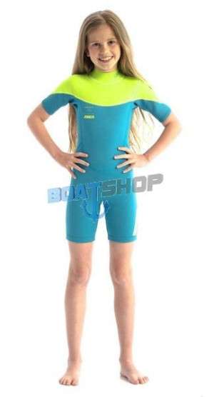 Pianka Dziecięca Jobe Boston 2 Mm Shorty Wetsuit Kids Teal 176