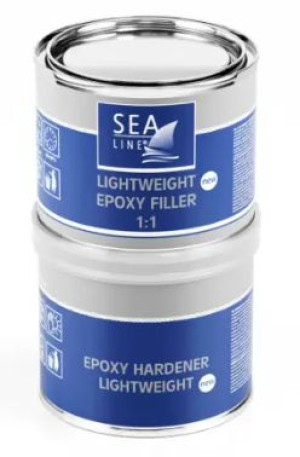 Szpachlówka Epoksydowa Sea-line Lekka Z Utwardzaczem 0.72 Kg