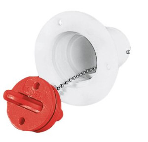 Wlew Paliwa Fi 38 Mm Fuel Pvc Biały