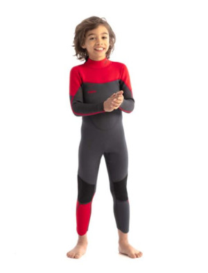 Pianka Długa Dziecięca Boston Wetsuit 3/2mm Red 152 Jobe
