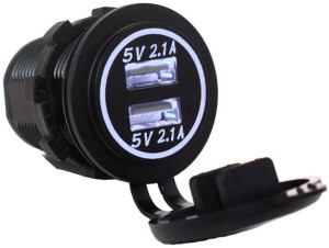Ładowarka Usb 2 X 2,1a Biała