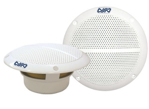 Głośniki 100w Białe Para 6 1/2"