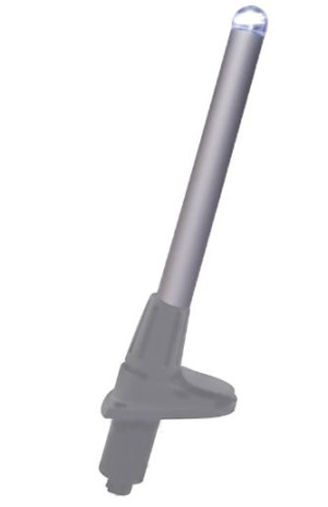 Lampa Topowa Szara 60 Cm