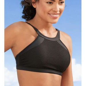 Bonprix Czarny Biustonosz Od Bikini Siateczka 40 949080