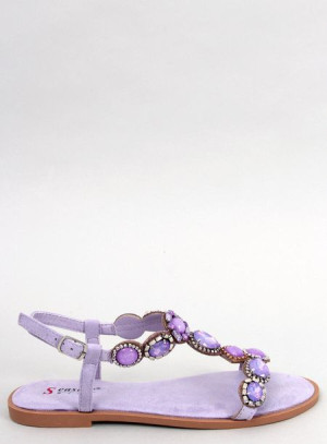 Sandałki z kamieniami JOLENE PURPLE 38