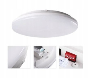 Kanlux Lampa Sufitowa Plafon LED z Czujnikiem 24W