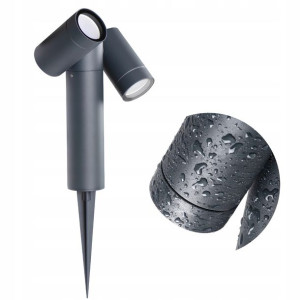 Lampa Słupek Ogrodowy Wbijany USTI 2x 7W GU10 IP54