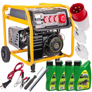 Agregat PRĄDOTWÓRCZY Generator 7500W 230V 12V 400V PM-AGR-7500MNKE / PM1200