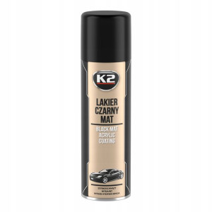 K2 Lakier Akrylowy Czarny Mat Lakier Spray 500ml