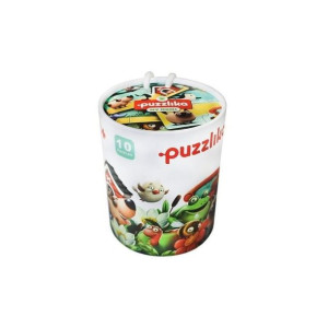 Puzzle duo gdzie mieszkają zwierzęta Puzzlika