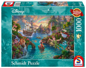 Puzzle Piotruś Pan 1000 el Kinkade Disney