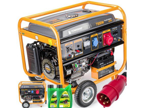 Agregat PRĄDOTWÓRCZY Generator 7500W 230V 400V AVR PM-AGR-7500M-EL / PM1142