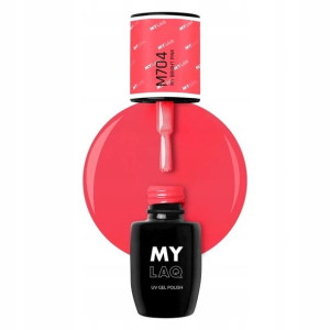 MyLaQ Lakier Hybrydowy My Bright Pink 5ml