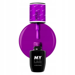 MyLaQ Lakier Hybrydowy My Bright Violet 5ml