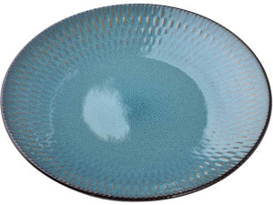 Duży talerz płaski Obiadowy 27 cm - ERICA BLUE
