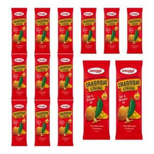 14x Mogyi Crasssh! Orzeszki ziemne o smaku sera i jalapeno 60g