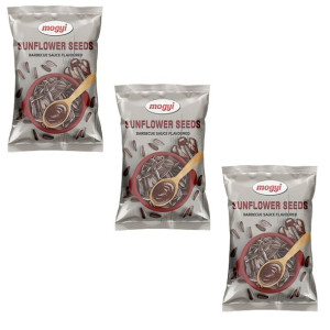 3x Mogyi Prażone ziarna słonecznika o smaku barbecue 140g