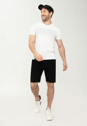 Męska Koszulka T-shirt Z Subtelnym Nadrukiem Volcano T-jack L