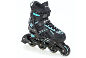 Nowe Rolki RAVEN Pulse Black/Cyan 40-43