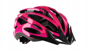Kask Rowerowy KROSS LAKI różowy rozmiar M 56-58 cm