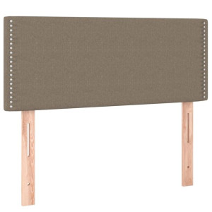 Zagłówek do łóżka, taupe, 90x5x78/88 cm, tkanina