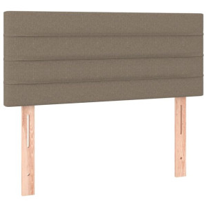 Zagłówek do łóżka, taupe, 90x5x78/88 cm, tkanina