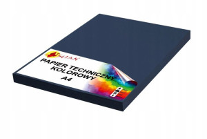 Papier techniczny A4 240g granatowy 50 arkuszy