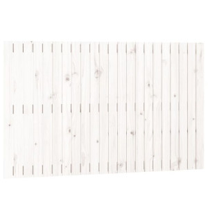 Wezgłowie łóżka, białe, 140x3x90 cm, lite drewno sosnowe