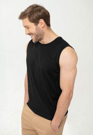 Koszulka Męska Tank Top Czarny Volcano T-tank 5xl