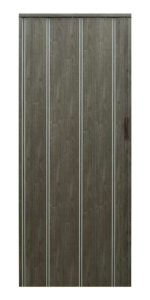 Przesuwne Drzwi Harmonijkowe Pcv Dąb Grafit 80cm