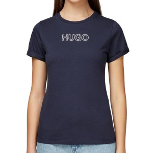 Hugo Boss t-shirt koszulka damska granatowa 50447853 L