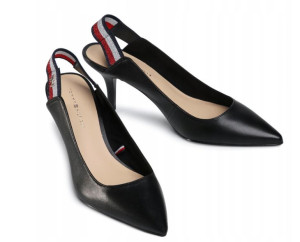 Tommy Hilfiger buty na obcasie z odkrytą piętą r 40