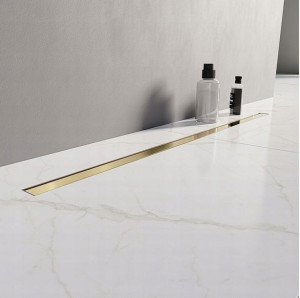 Visio Slim odpływ liniowy złoty połysk 70 cm