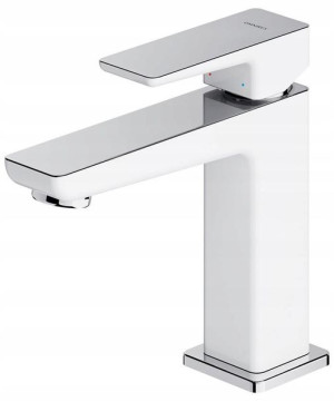 Omnires Parma bateria umywalkowa biała PM7410CRB