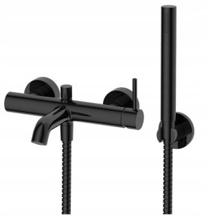 Omnires Y1231bl Bateria Zestaw Wannowy Czarny