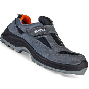 Półbuty Swolx Clas-x12 S1p Szary Welur Roz. 41