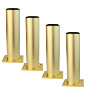 Nóżki Do Mebli 150Mm Aluminiowe Złote