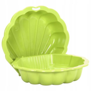 Piaskownice, 2 szt., zielone, 77x87x21cm, plastik