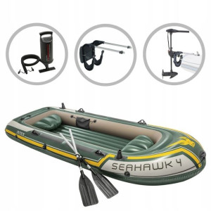 Nadmuchiwany ponton Seahawk 4 z silnikiem i uchwyt