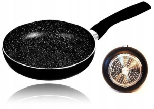 Patelnia 18 Cm Kamienna Marmurek Indukcja Gaz Kh