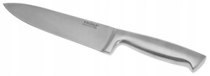 NÓŻ SZEFA Kuchni STALOWY drewno 33 CM 20 KH3435