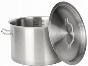 GARNEK Z POKRYWKĄ Gastronomiczny 14L Profesjonalny