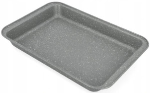 BLACHA PIECZENIA FORMA MARMUREK prostokąt 37 25 cm