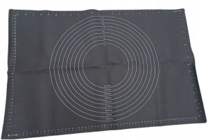 Stolnica Silikonowa Duża Mata 65 X 45 Cm Szara