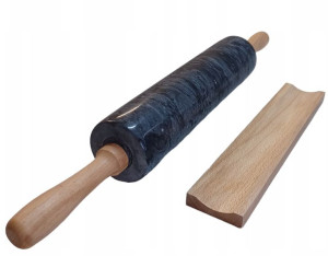 Wałek MARMUROWY do ciasta nieprzywierający 46 cm