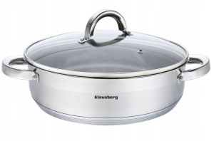 GARNEK 6 L Z POKRYWKĄ 28 cm INDUKCJA gaz Klausberg