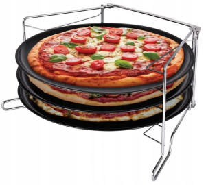 PODKŁAD BLACHA TACKA DO PIZZY 3 stojak podstawka