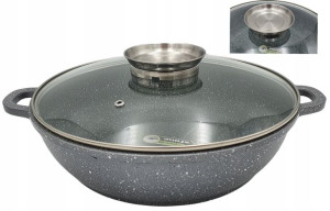 GARNEK Brytfanka 3,6 L Kamień GRANIT T8121