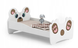 Łóżko Kobi Teddybear 140x70 z materacem i stelażem